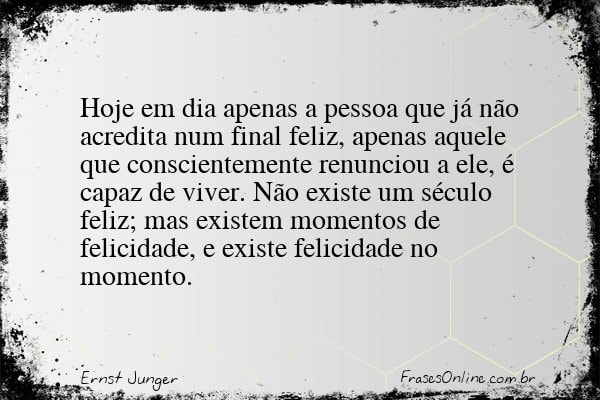 Frase de Ernst Junger