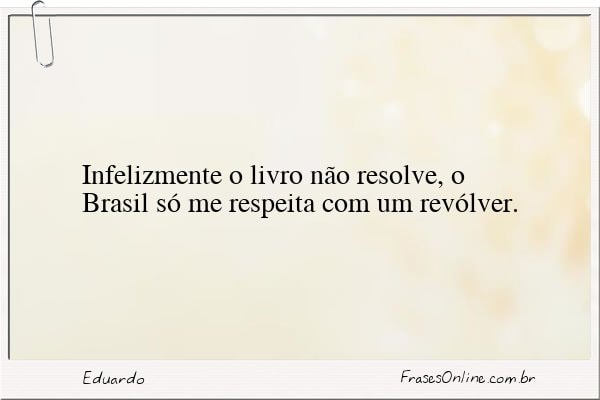 Frase de Eduardo