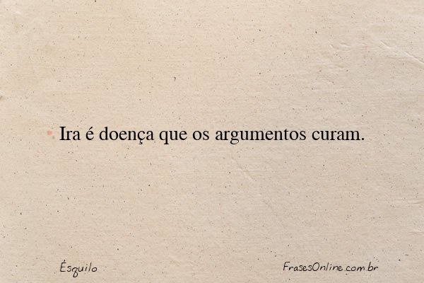 Frase de Ésquilo