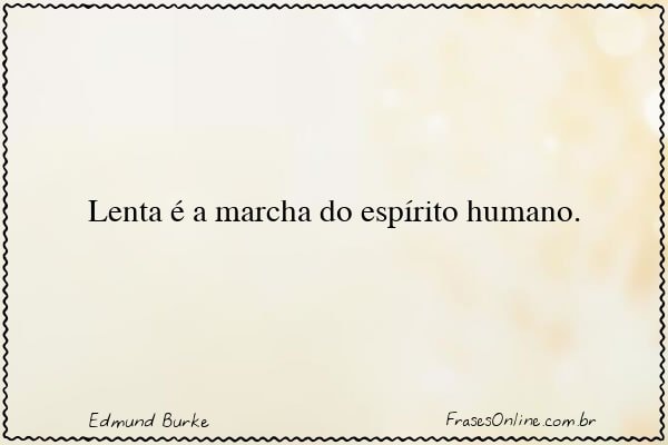 Frase de Edmund Burke