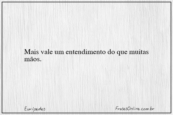 Frase de Eurípedes