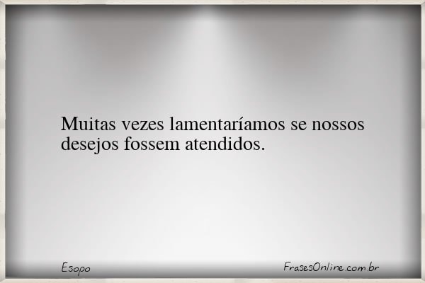 Frase de Esopo