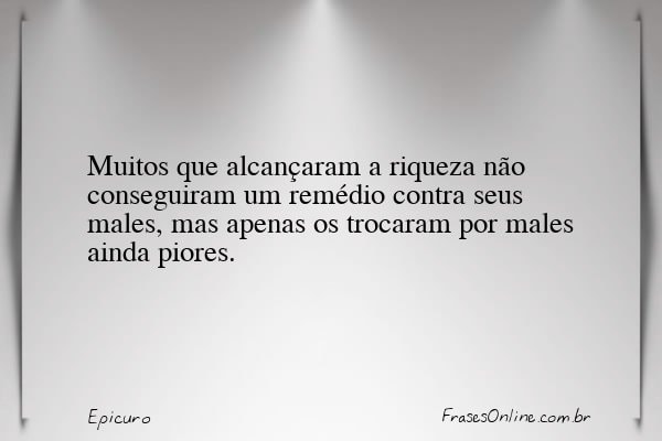 Frase de Epicuro