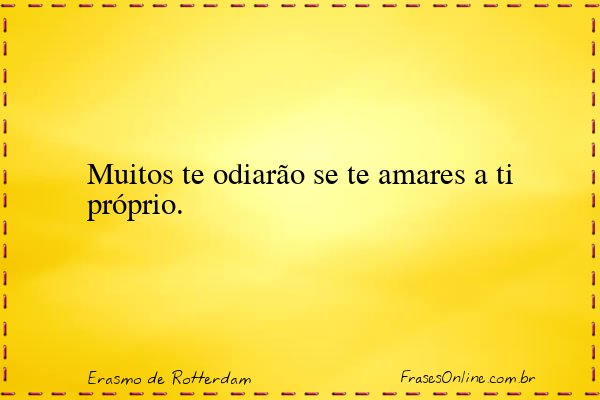Frase de Erasmo de Rotterdam
