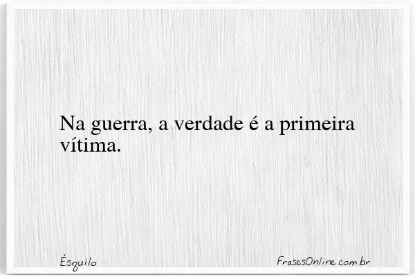 Frase de Ésquilo