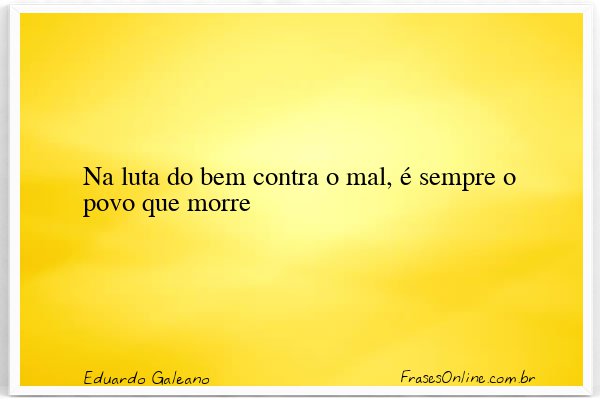 Frase de Eduardo Galeano