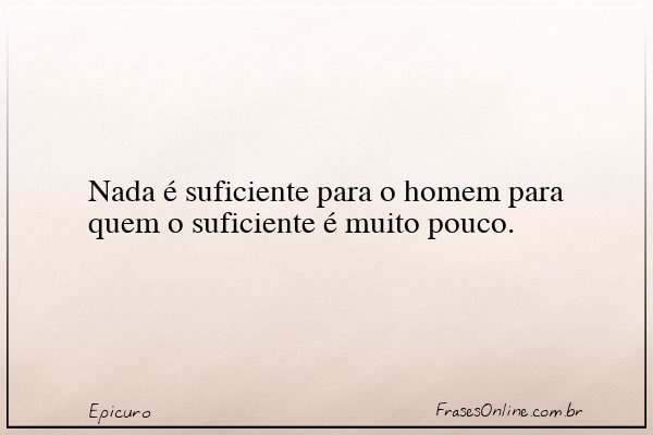 Frase de Epicuro