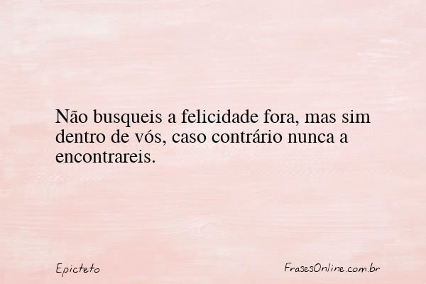 Frase de Epicteto