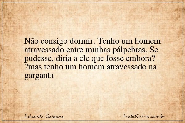 Frase de Eduardo Galeano