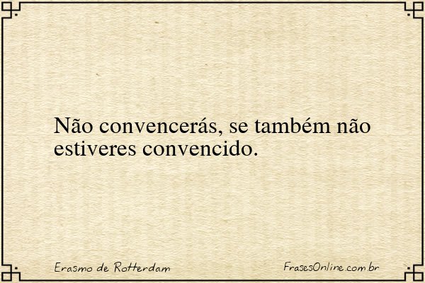 Frase de Erasmo de Rotterdam