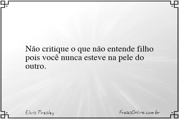 Frase de Elvis Presley
