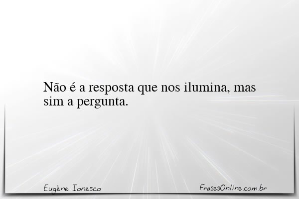 Frase de Eugène Ionesco