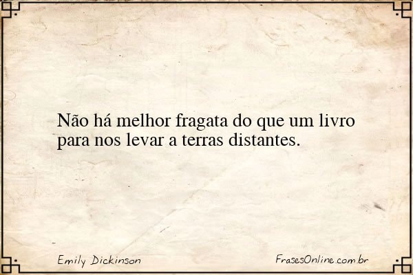 Frase de Emily Dickinson