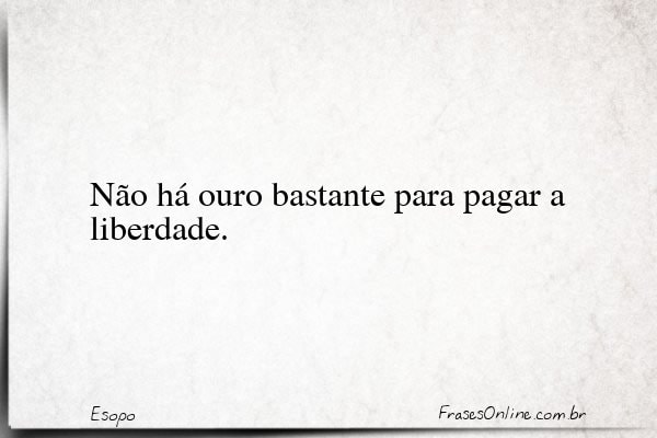 Frase de Esopo