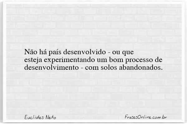 Frase de Euclides Neto