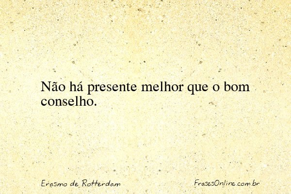 Frase de Erasmo de Rotterdam