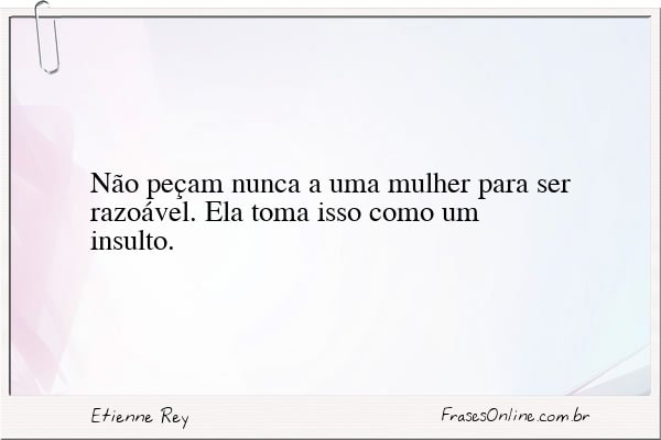 Frase de Etienne Rey