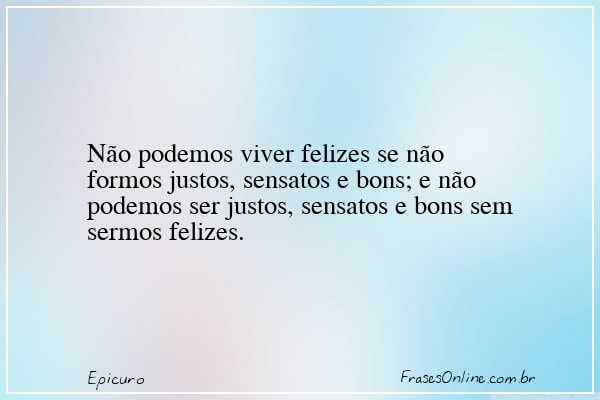 Frase de Epicuro