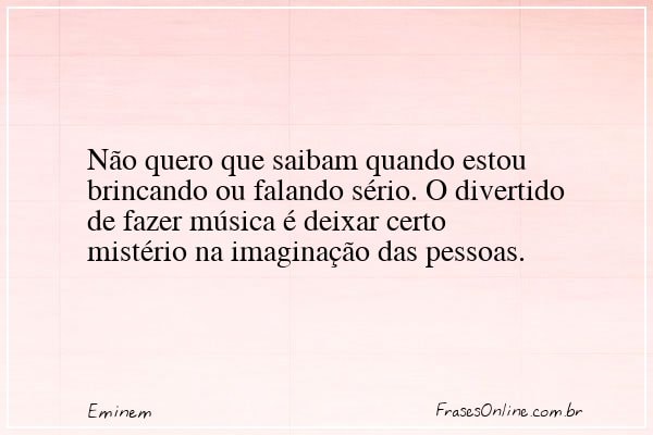 Frase de Eminem