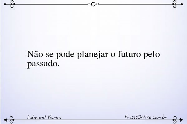 Frase de Edmund Burke