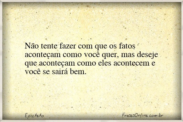 Frase de Epicteto