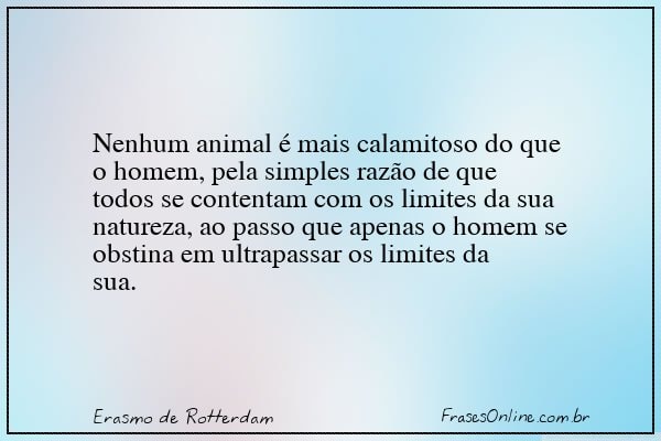 Frase de Erasmo de Rotterdam