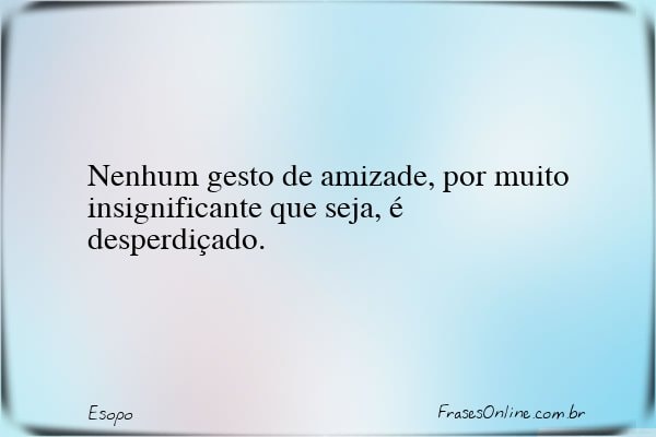 Frase de Esopo