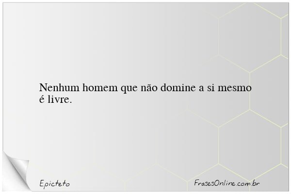 Frase de Epicteto
