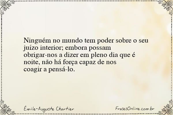 Frase de Émile-Auguste Chartier