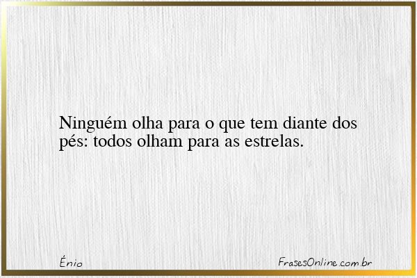 Frase de Énio