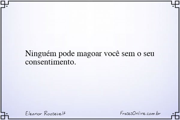 Frase de Eleanor Roosevelt