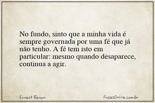 Frase de Ernest Renan