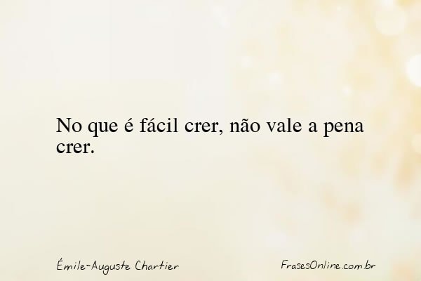 Frase de Émile-Auguste Chartier