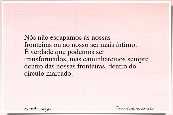 Frase de Ernst Junger