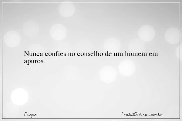 Frase de Esopo