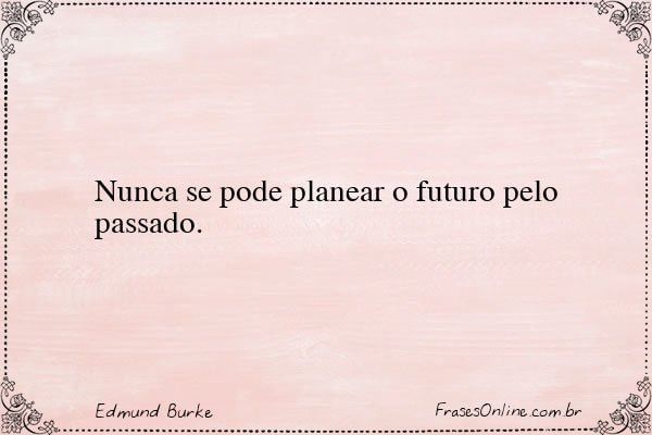 Frase de Edmund Burke