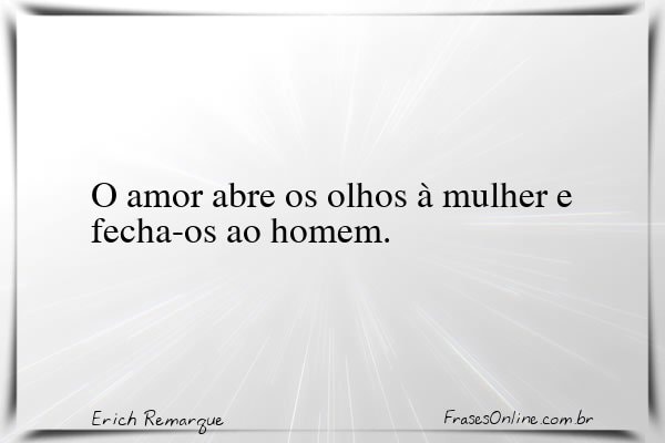 Frase de Erich Remarque