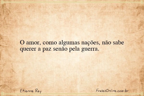 Frase de Etienne Rey