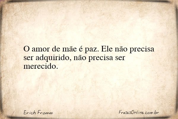 Frase de Erich Fromm