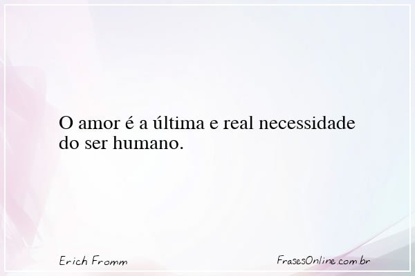 Frase de Erich Fromm