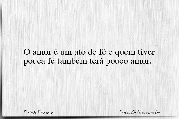 Frase de Erich Fromm
