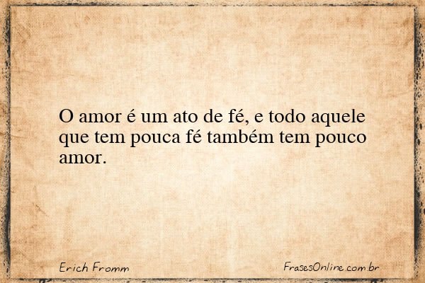 Frase de Erich Fromm