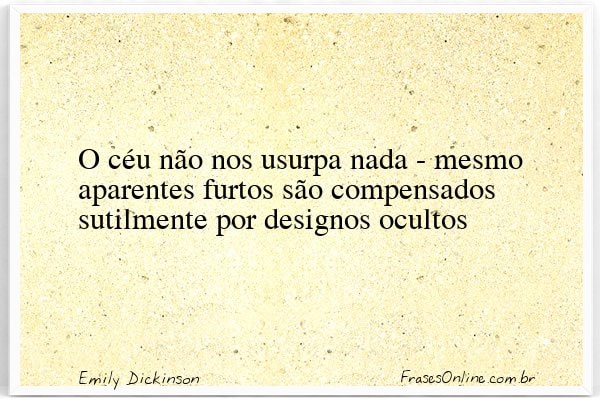 Frase de Emily Dickinson