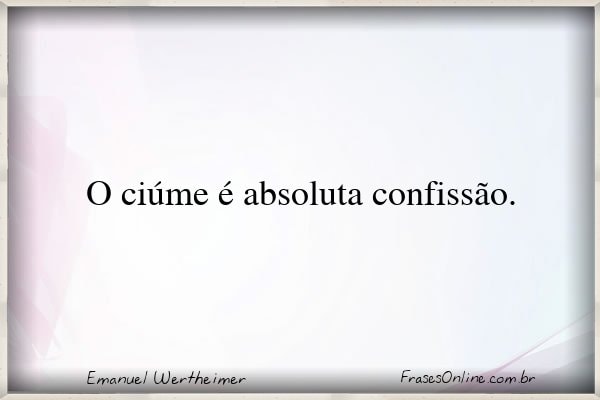 Frase de Emanuel Wertheimer