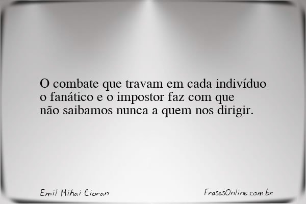 Frase de Emil Mihai Cioran
