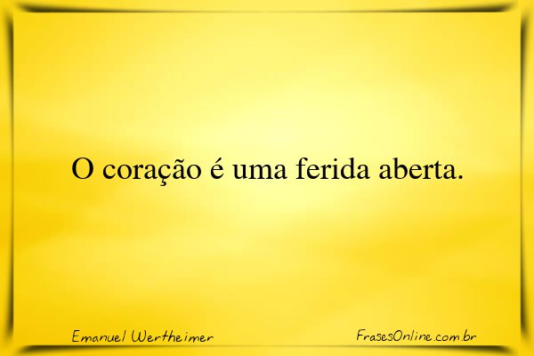 Frase de Emanuel Wertheimer