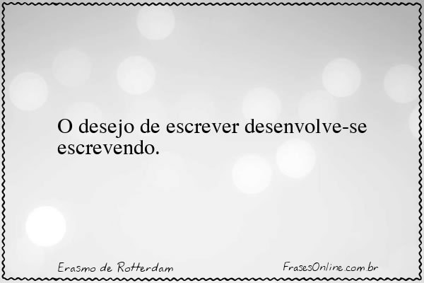 Frase de Erasmo de Rotterdam