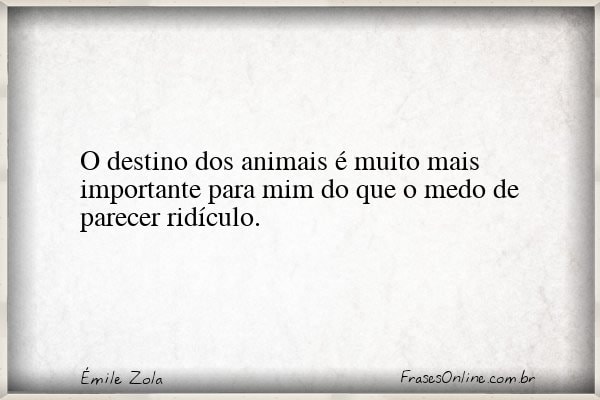 Frase de Émile Zola