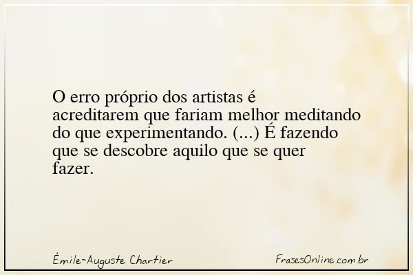Frase de Émile-Auguste Chartier