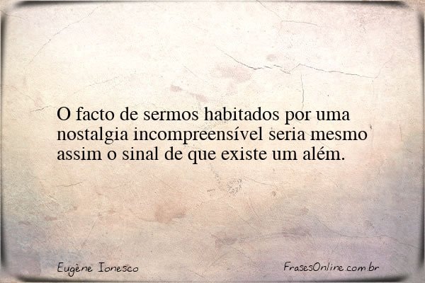 Frase de Eugène Ionesco